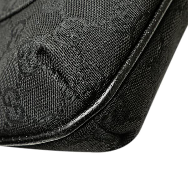 Pre-owned Gucci GG Canvas Crossbody Black