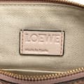 Miniatyrbild 5 av 10: Pre-owned LOEWE Mini Leather and Suede Puzzle Crossbody Brown