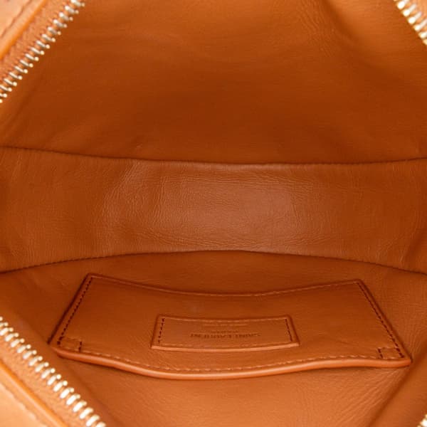 Pre-owned Saint Laurent Canvas Sac Coeur Crossbody White