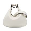Pikkukuva 1 / 10: Pre-owned Gucci Small Leather Web Attache Crossbody White
