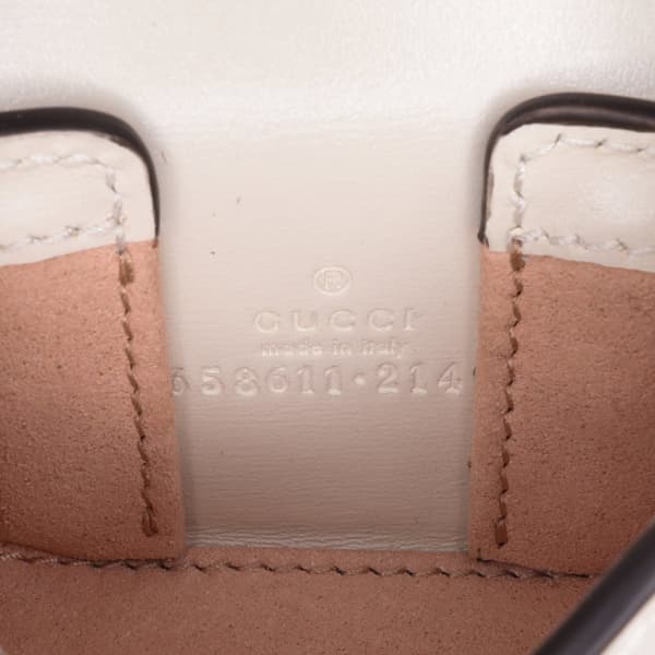 Pre-owned Gucci Calfskin Horsebit 1955 AirPods Case Crossbody Brown