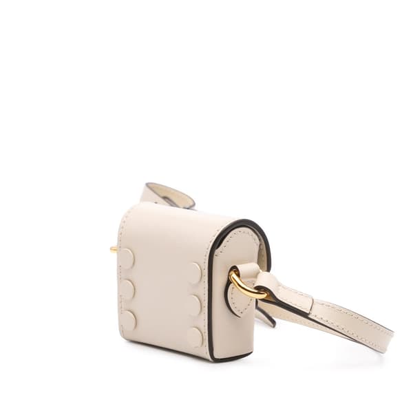 Pre-owned Gucci Calfskin Horsebit 1955 AirPods Case Crossbody Brown