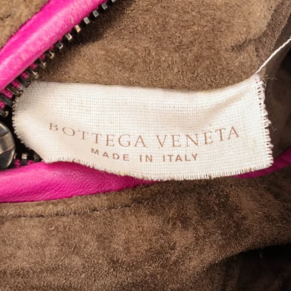 Pre-owned Bottega Veneta Nappa Intrecciato Cube Crossbody Pink