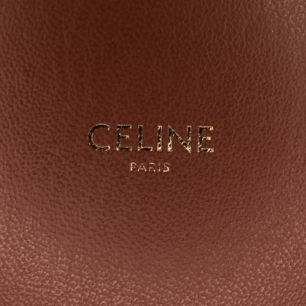 Pre-owned Celine Leather Sunglasses Case Brown