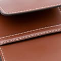 Miniatyrbilde 6 av 8: Pre-owned Celine Leather Sunglasses Case Brown