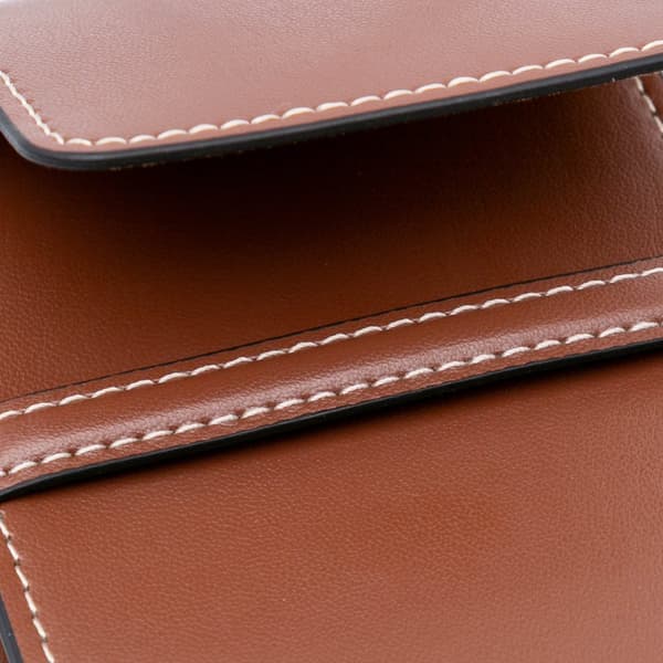 Pre-owned Celine Leather Sunglasses Case Brown