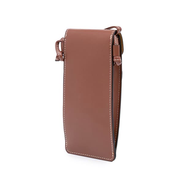 Pre-owned Celine Leather Sunglasses Case Brown