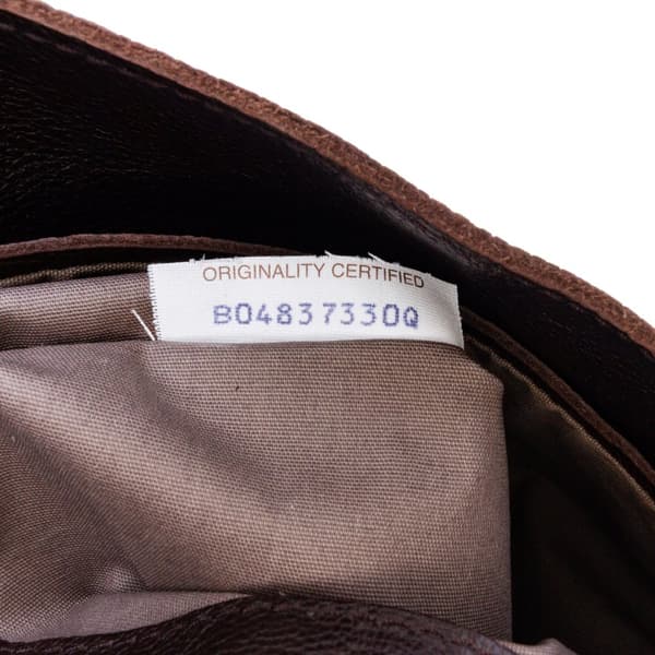 Pre-owned Bottega Veneta Leather Intrecciato Crossbody Brown