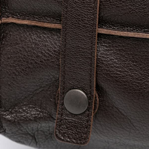 Pre-owned Bottega Veneta Leather Intrecciato Crossbody Brown