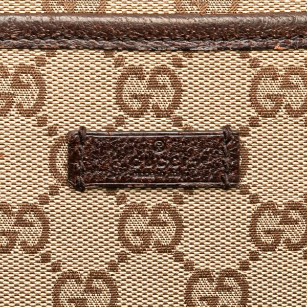 Pre-owned Gucci GG Canvas Crossbody Brown