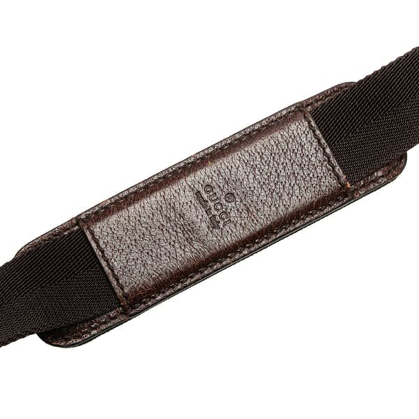 Pre-owned Gucci GG Canvas Crossbody Brown