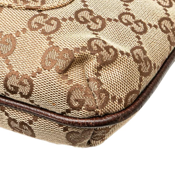 Pre-owned Gucci GG Canvas Crossbody Brown