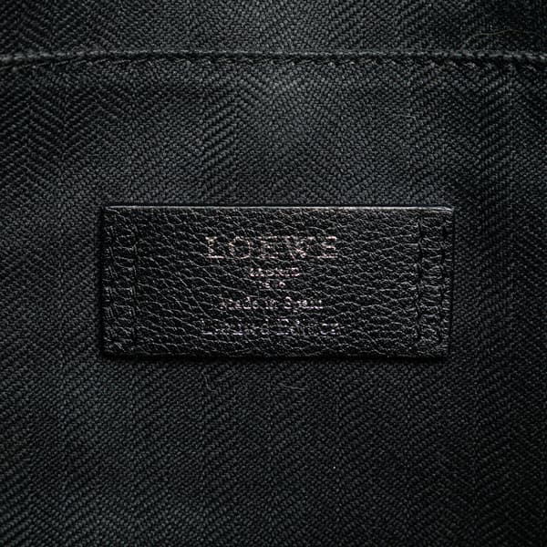 Pre-owned LOEWE Tales of Spain Anagram Leather Butterfly Crossbody Green