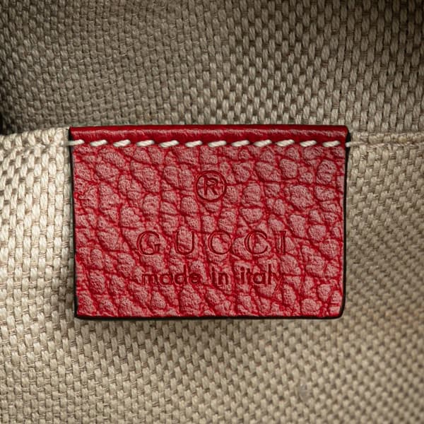 Pre-owned Gucci Small Bicolor Leather Soho Disco Crossbody Pink