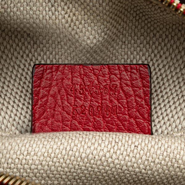 Pre-owned Gucci Small Bicolor Leather Soho Disco Crossbody Pink