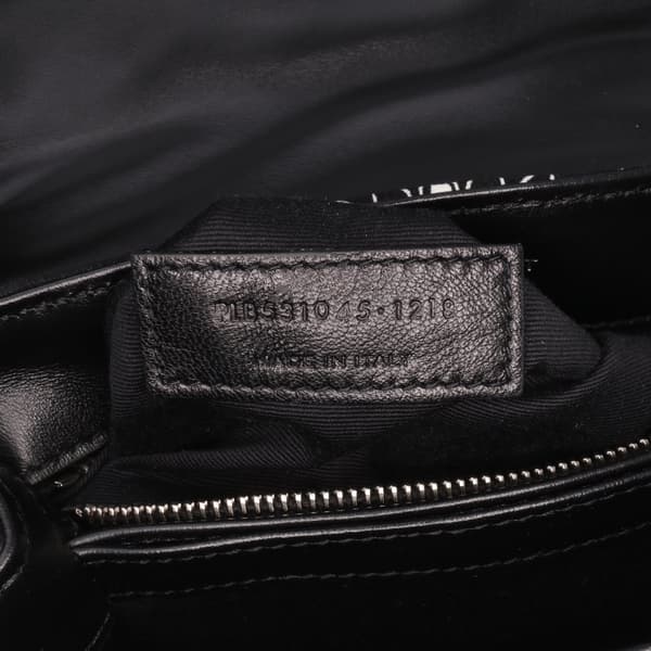 Pre-owned Saint Laurent Toy Cotton Bandana Print Loulou Crossbody Black