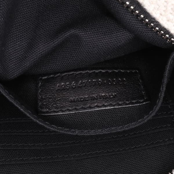 Pre-owned Saint Laurent Small Canvas Camp Camera Bag Brown