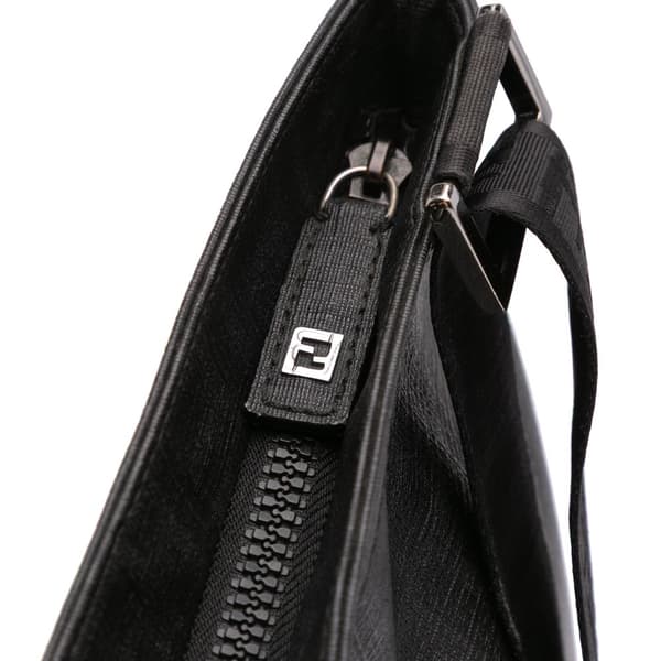 Pre-owned Fendi Zucca Spalmati Crossbody Brown