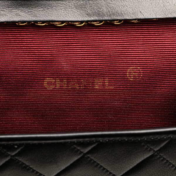 Pre-owned Chanel Mini CC Quilted Lambskin Round Flap Black