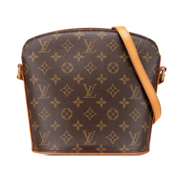 Pre-owned Louis Vuitton Monogram Drouot Brown