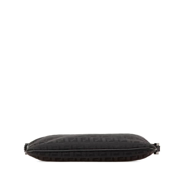 Pre-owned Fendi Zucchino Canvas Crossbody Black