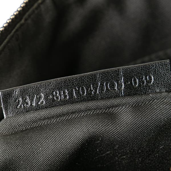 Pre-owned Fendi Zucchino Canvas Crossbody Black