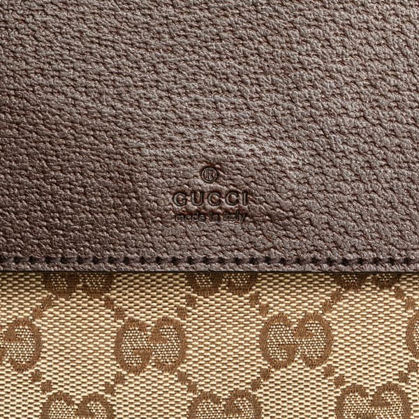 Pre-owned Gucci GG Canvas Web Crossbody Brown