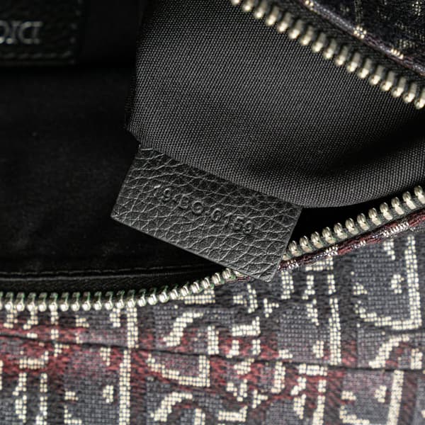 Pre-owned Dior Oblique Canvas Saddle Crossbody Black