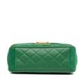 Pikkukuva 3 / 10: Pre-owned Chanel Small Suede and Lambskin Pagoda Flap Green