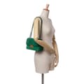 Pikkukuva 10 / 10: Pre-owned Chanel Small Suede and Lambskin Pagoda Flap Green