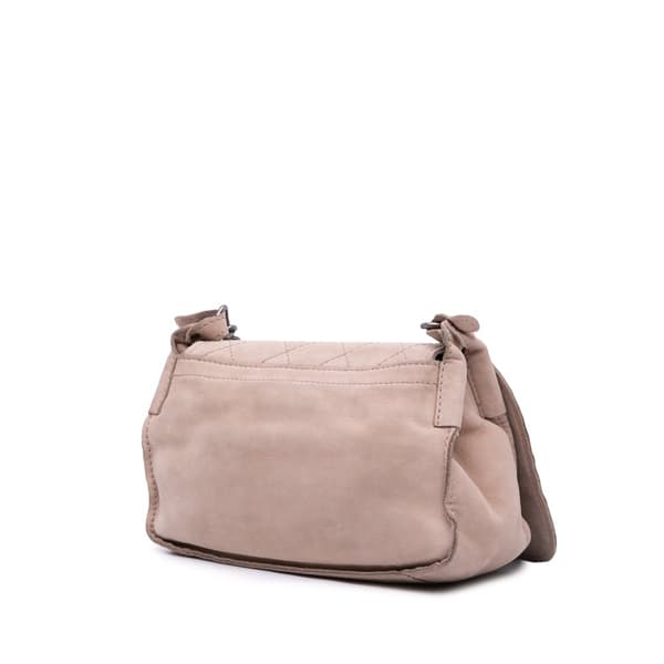 Pre-owned Chanel Calfskin Stitched Highlander Messenger Bag Brown