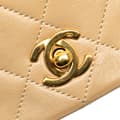 Pikkukuva 8 / 10: Pre-owned Chanel Mini Rectangular CC Quilted Lambskin Full Single Flap Brown