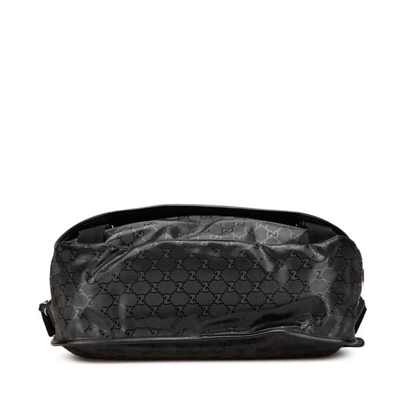Pre-owned Gucci GG Imprime Web Crossbody Black