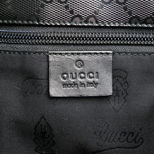 Pre-owned Gucci GG Imprime Web Crossbody Black