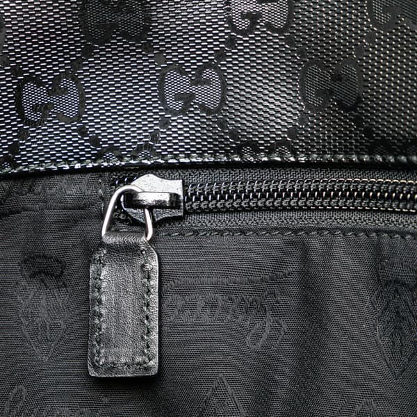 Pre-owned Gucci GG Imprime Web Crossbody Black
