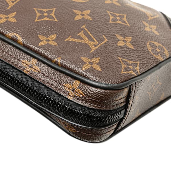 Pre-owned Louis Vuitton Monogram Solar Ray Utility Side Bag Brown