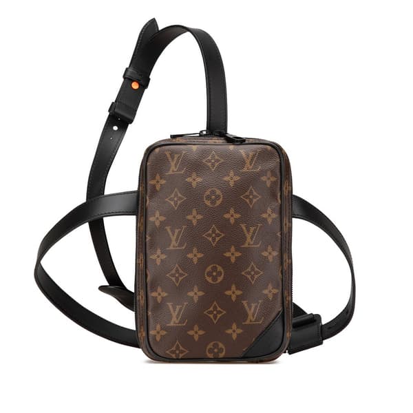 Pre-owned Louis Vuitton Monogram Solar Ray Utility Side Bag Brown