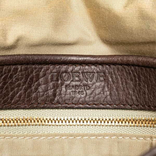 Pre-owned LOEWE Leather Heritage Crossbody Brown