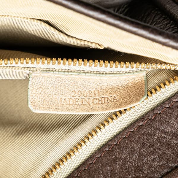 Pre-owned LOEWE Leather Heritage Crossbody Brown