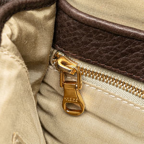 Pre-owned LOEWE Leather Heritage Crossbody Brown