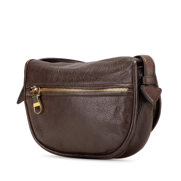 Pre-owned LOEWE Leather Heritage Crossbody Brown