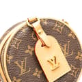 Miniatyrbilde 7 av 10: Pre-owned Louis Vuitton Monogram Mini Boite Chapeau Necklace Bag Brown
