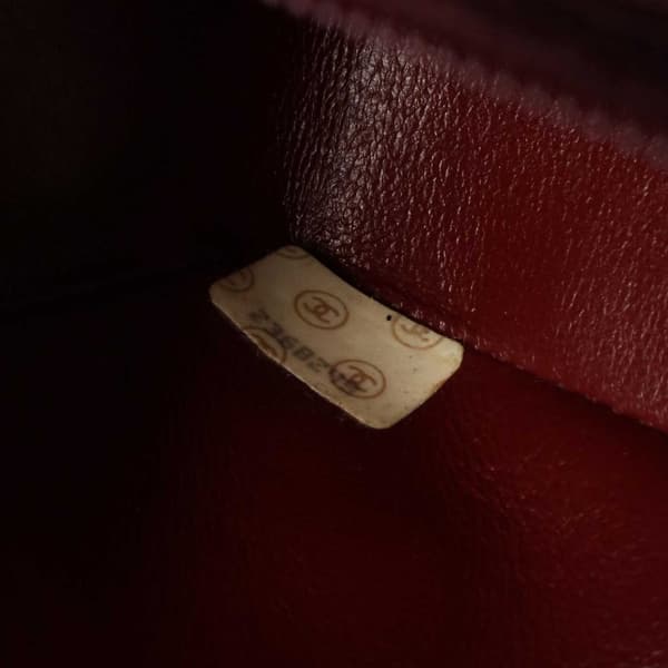 Pre-owned Chanel Mini Square Classic Lambskin Single Flap Black