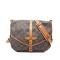 Miniatyrbilde 1 av 10: Pre-owned Louis Vuitton Monogram Saumur 30 Brown