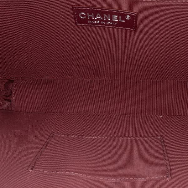 Pre-owned Chanel Large Lambskin Coco Boy Camera Bag Black