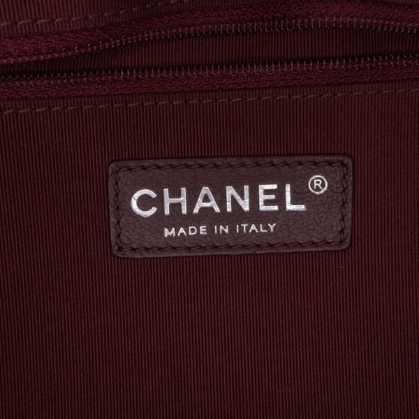 Pre-owned Chanel Large Lambskin Coco Boy Camera Bag Black