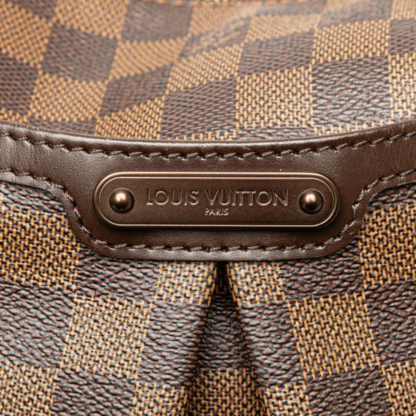 Pre-owned Louis Vuitton Damier Ebene Bloomsbury GM Brown