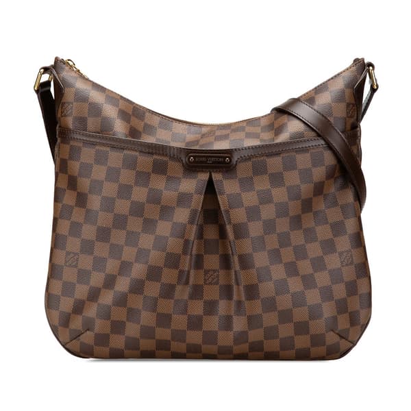 Pre-owned Louis Vuitton Damier Ebene Bloomsbury GM Brown