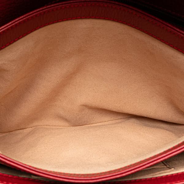 Pre-owned Gucci GG Supreme Queen Margaret Crossbody Brown
