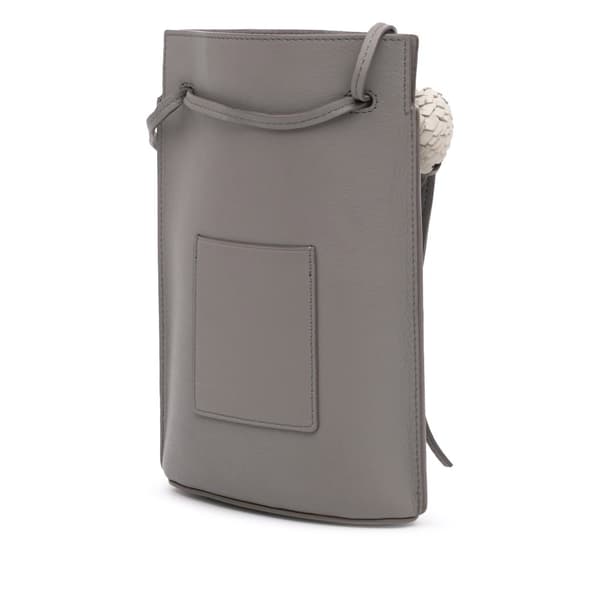 Pre-owned LOEWE Calfskin Dice Pocket Crossbody Gray